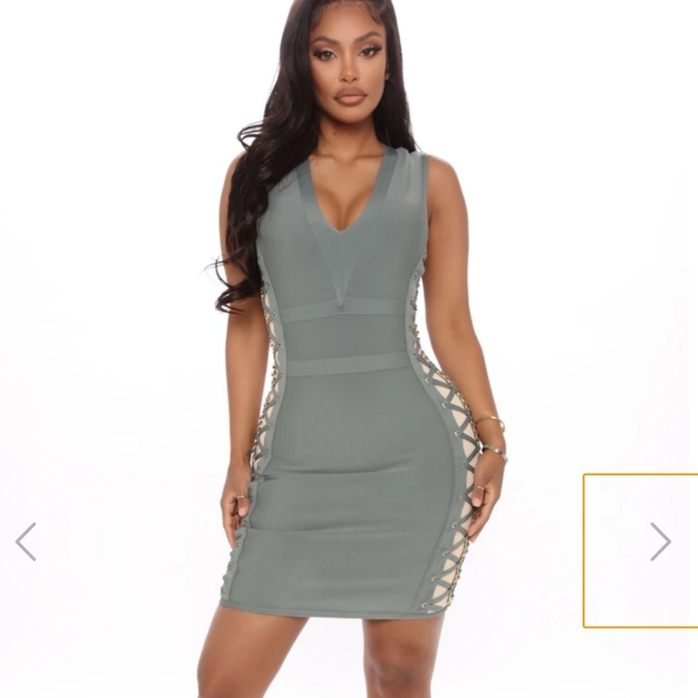 Bandage mini dress